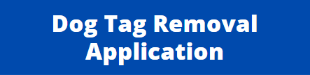 Dog Tag Removal Application